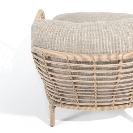 4 Seasons Outdoor Como bistro loungeset harvest + Verdi bijzettafel latte 45 Ø cm