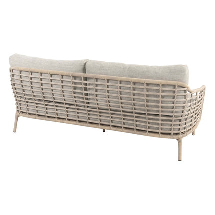 4 Seasons Outdoor Como loungeset harvest + voetenbank + Verdi salontafels