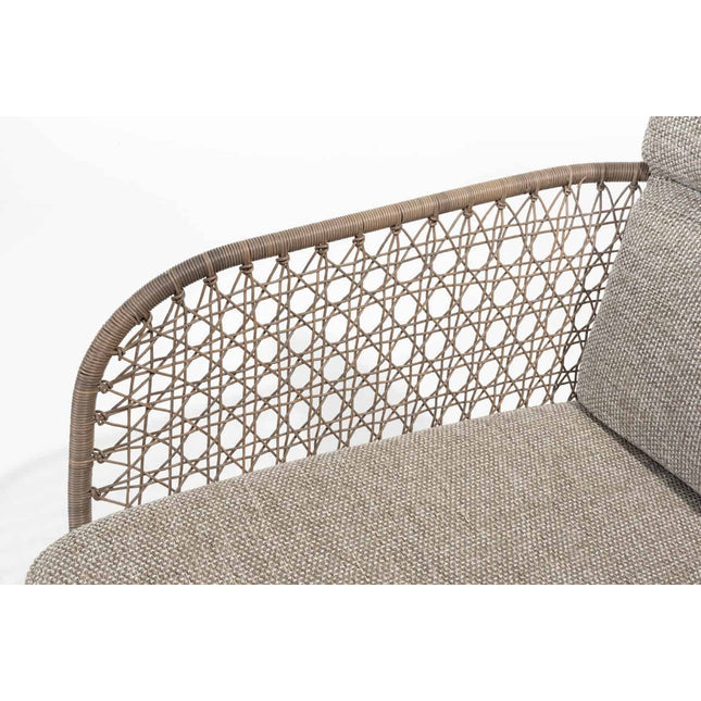 4 Seasons Outdoor Aprilla dining pure (6 st.) + Privada tafel ovaal HPL blad 240 cm