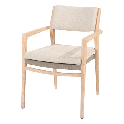 4 Seasons Outdoor Julia dining + Taste 4SO Noah brushed teak tafel 260 cm