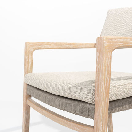 4 Seasons Outdoor Julia dining + Taste 4SO Noah brushed teak tafel 260 cm