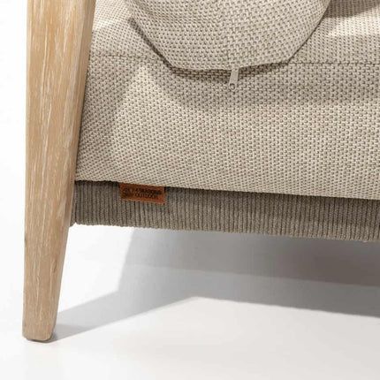 4 Seasons Outdoor Julia loungeset + Sem salontafels + gratis voetenbank