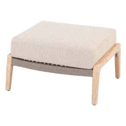 4 Seasons Outdoor Julia bistro loungeset + voetenbank + Sem salontafel 60 Ø cm