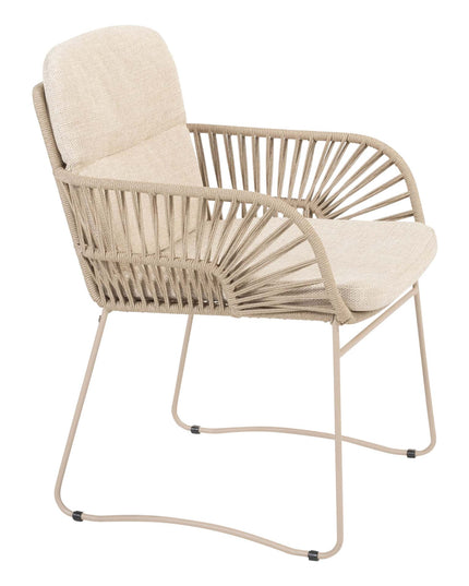 4 Seasons Outdoor Murcia dining latte + Taste 4SO Prado teak tafel ovaal 240 cm
