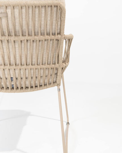 4 Seasons Outdoor Murcia dining latte + Taste 4SO Noah teak tafel 260 cm