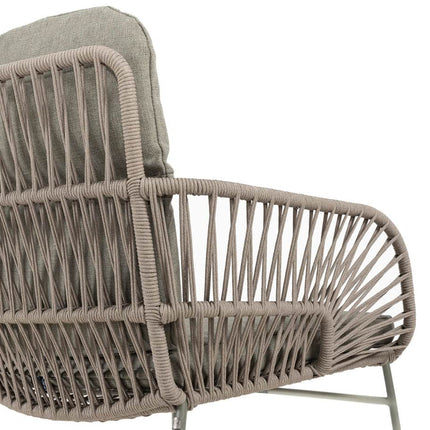 4 Seasons Outdoor Murcia dining olive (6 st.) + Lucas teak tafel 240 cm