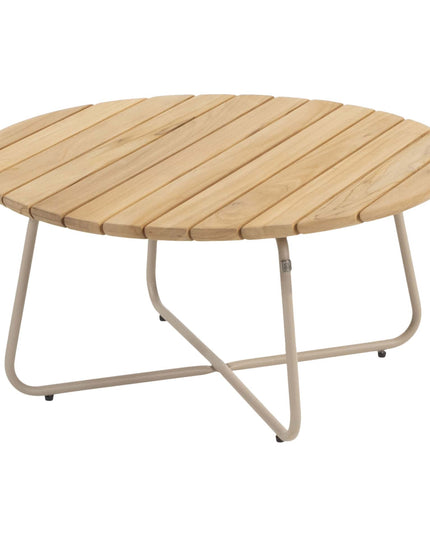 4 Seasons Outdoor Taste 4SO Albano loungeset + Verdi salontafel 73 Ø cm latte