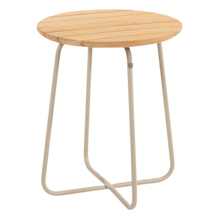4 Seasons Outdoor Como bistro loungeset harvest + Verdi bijzettafel latte 45 Ø cm