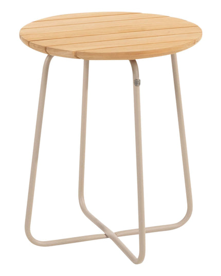 4 Seasons Outdoor Como bistro loungeset harvest + Verdi bijzettafel latte 45 Ø cm