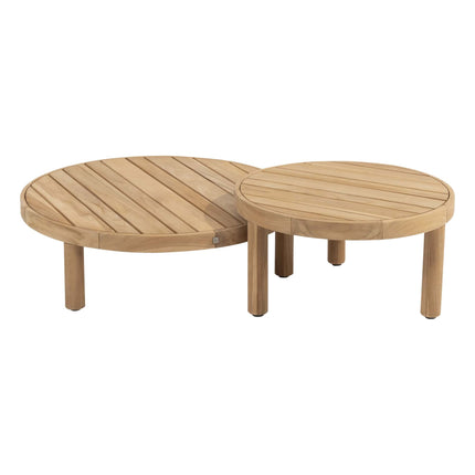 4 Seasons Outdoor Finn salontafel teak 80 cm. Ø (H 25)