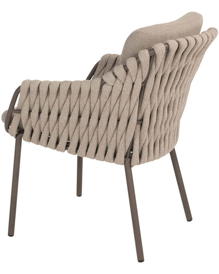 4 Seasons Outdoor Montera dining + Taste 4SO Capri tafel barrel-vorm teak 280 x 110 cm