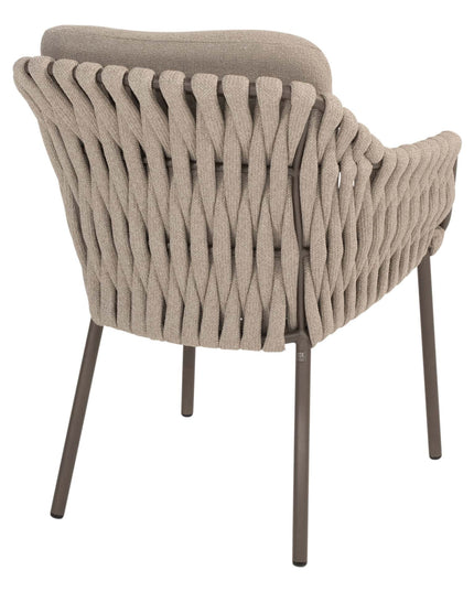 4 Seasons Outdoor Montera dining + Taste 4SO Capri tafel barrel-vorm teak 280 x 110 cm