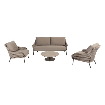 4 Seasons Outdoor Montera loungeset + Boaz salontafel terre 80 Ø cm - Image 1