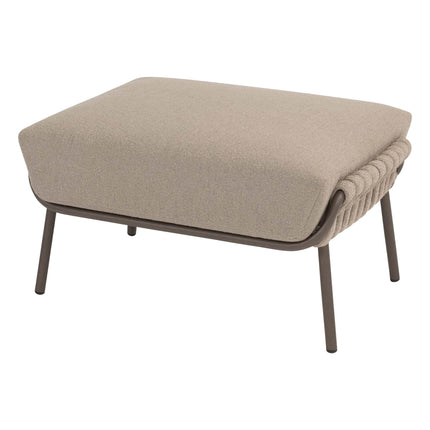 4 Seasons Outdoor Montera loungeset zonder salontafel + voetenbank + Volta salontafel 80 Ø cm