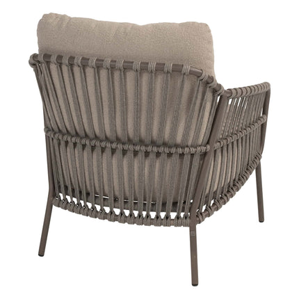 4 Seasons Outdoor Tuinset Capalbio low dining stoel + Nevada low dining tafel barrel-vorm 250 cm terre