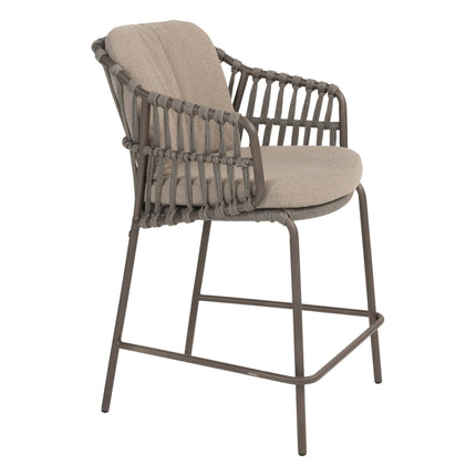 4 Seasons Outdoor Capalbio high dining stoel + Taste 4SO Liam high dining tafel met keramisch blad 220 cm