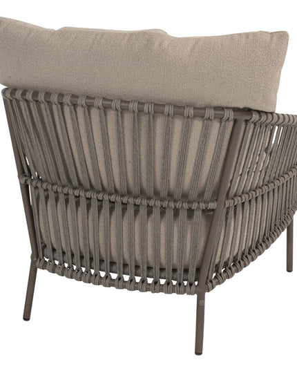 4 Seasons Outdoor Capalbio loungeset + Finn salontafel kiezel-vorm 125 cm