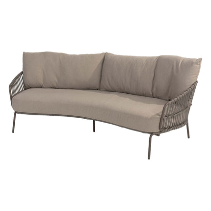 4 Seasons Outdoor Capalbio loungeset + Finn salontafel kiezel-vorm 125 cm