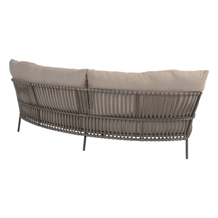 4 Seasons Outdoor Capalbio loungeset + Finn salontafel kiezel-vorm 125 cm