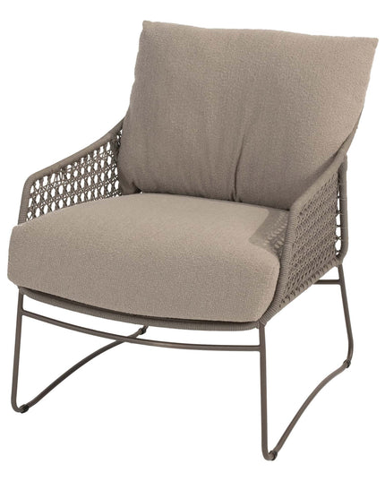 4 Seasons Outdoor Moretti loungeset + Boaz salontafel 80 Ø cm terre