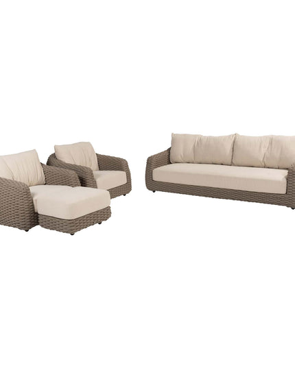 4 Seasons Outdoor Maxime loungeset + Finn salontafels keramiek