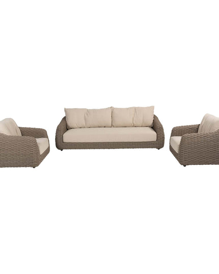 4 Seasons Outdoor Maxime loungeset + Finn salontafels keramiek