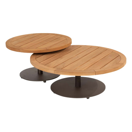 4 Seasons Outdoor Savanne loungeset: 3-zitsbank + loungestoelen + Volta salontafels - Image 10