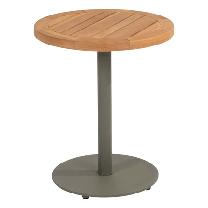 4 Seasons Outdoor Jura bistro loungeset + Volta bijzettafel 45 Ø cm olive