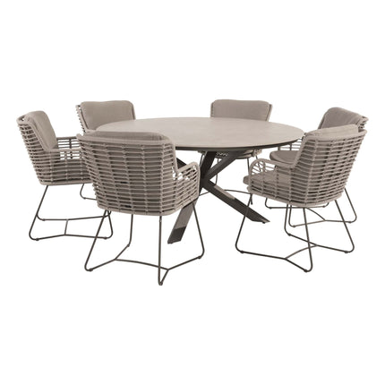 4 Seasons Outdoor Fabrice dining + Taste 4SO Prado 160 Ø cm terre - Image 1
