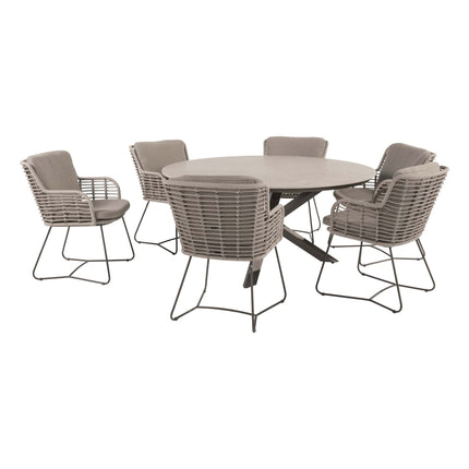 4 Seasons Outdoor Fabrice dining + Taste 4SO Prado 160 Ø cm terre - Image 6
