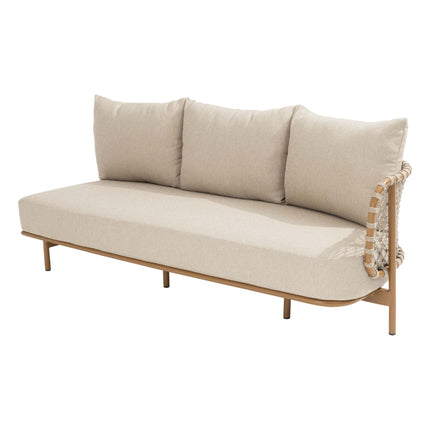 4 Seasons Outdoor Martinique modulaire lounge + Loungestoel + Hampton salontafel 140 cm - Image 9
