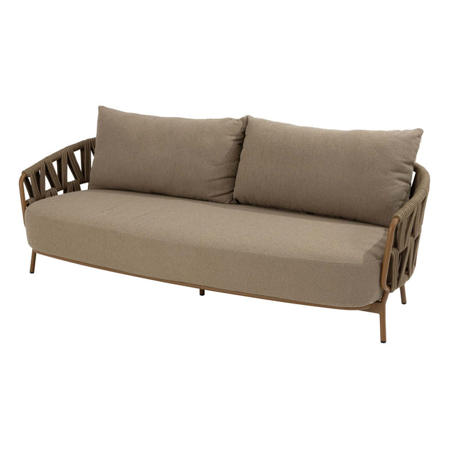 4 Seasons Outdoor Biarritz loungeset Amber: 3-zits bank + 2 loungestoelen + Hampton salontafels - Image 4