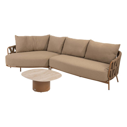 4 Seasons Outdoor Biarritz Chaise loungeset Amber: 2,5-zits bank + 2-zits armleuning + Sofie salontafel - Image 1