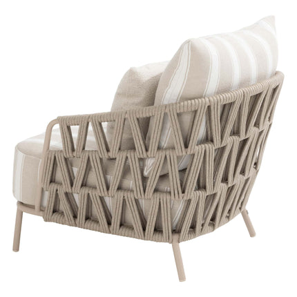 4 Seasons Outdoor Beverly loungeset: 3-zits bank + 2x lounge stoel + Boaz salontafels Latte - Image 5