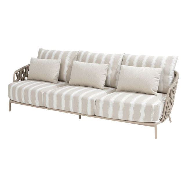 4 Seasons Outdoor Beverly loungeset: 3-zits bank + 2x lounge stoel - Image 2