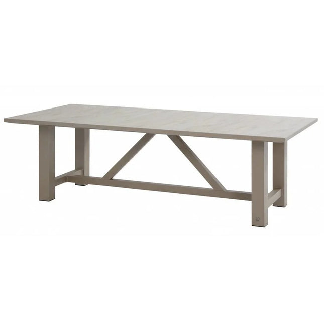 4 Seasons Outdoor Diva tuintafel met keramisch tafelblad 240 cm en aluminium frame