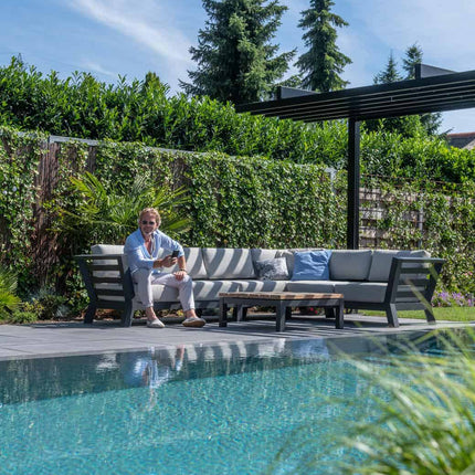 4 Seasons Outdoor Meteoro loungeset + center, zonder salontafel