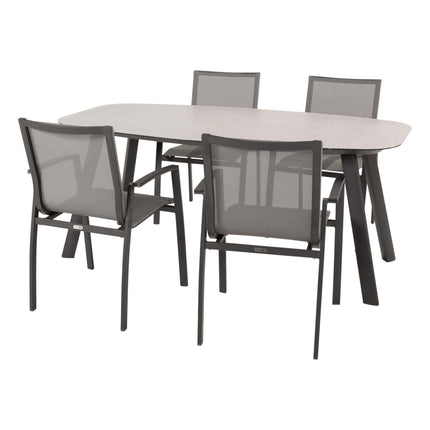 Taste 4SO Torino dining + Manolo 180 x 95 cm antraciet - Image 2