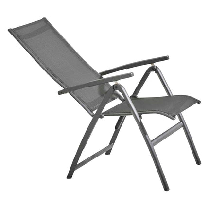 Taste 4SO Cadiz verstelbare stoel + Ridge tafel antraciet 220 cm