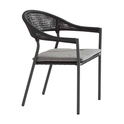 Taste 4SO Sienna dining + Prado teak tafel 130 Ø cm