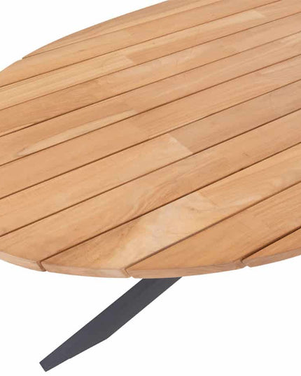 Taste 4SO Belmond dining antraciet + Prado tafel 240 cm ovaal