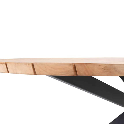 4 Seasons Outdoor Veneto dining antraciet + Taste 4SO Prado teak tafel ovaal 240 cm