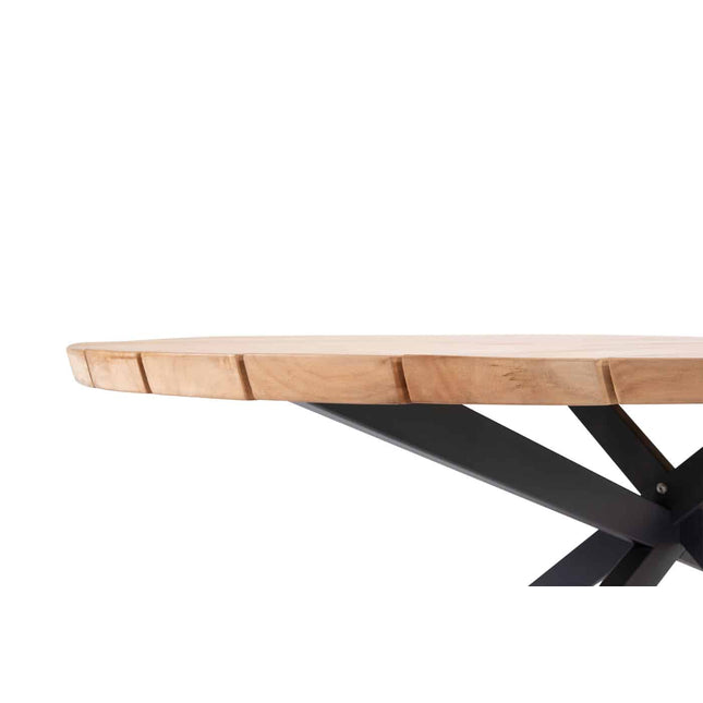 4 Seasons Outdoor Aprilla dining antraciet + Taste 4SO Prado teak tafel ovaal 240 cm