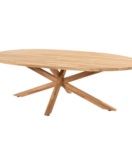 4 Seasons Outdoor Eros dining + Taste 4SO Prado teak tafel ovaal 240 cm