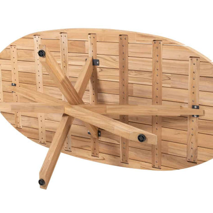 4 Seasons Outdoor Puccini dining + Taste 4SO Prado teak tafel ovaal 240 cm