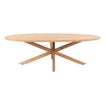 4 Seasons Outdoor Puccini dining + Taste 4SO Prado teak tafel ovaal 240 cm