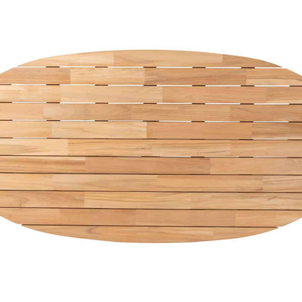 4 Seasons Outdoor Puccini dining + Taste 4SO Prado teak tafel ovaal 240 cm