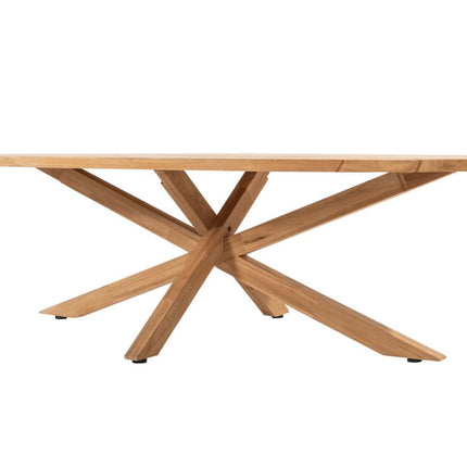 4 Seasons Outdoor Jura dining + Taste 4SO Prado teak tafel ovaal 240 cm