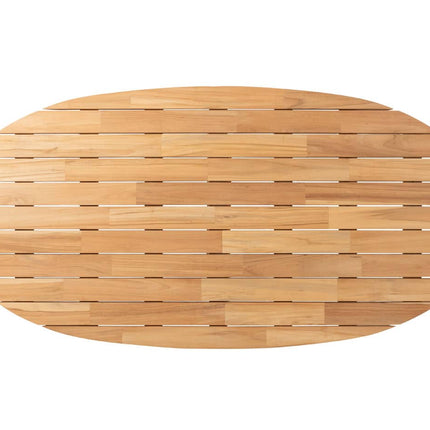 4 Seasons Outdoor Eros dining + Taste 4SO Prado teak tafel ovaal 240 cm