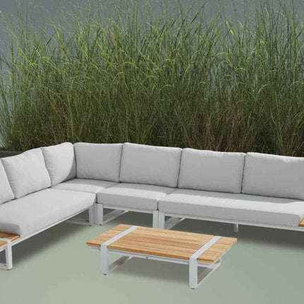 Taste 4SO Country loungeset frost grey + center + salontafel